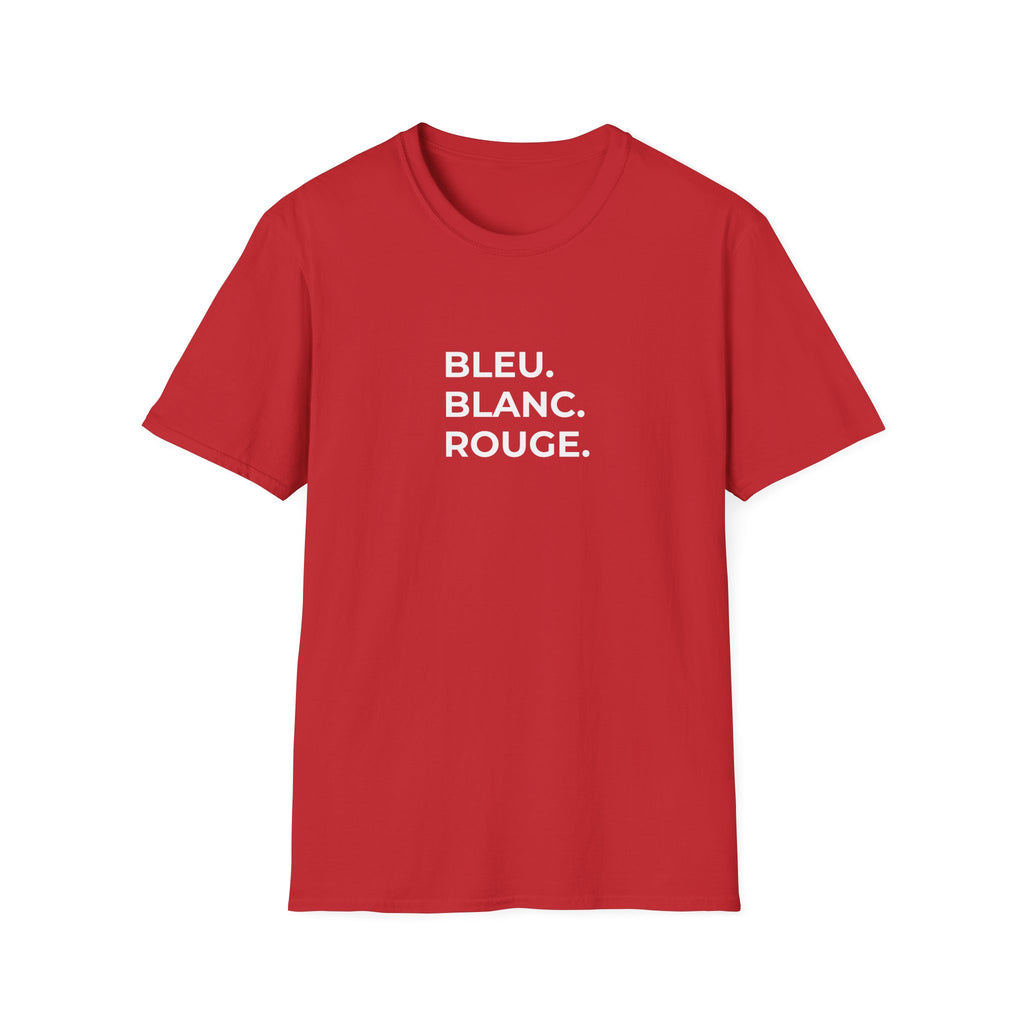 BLUE. WHITE. RED. 