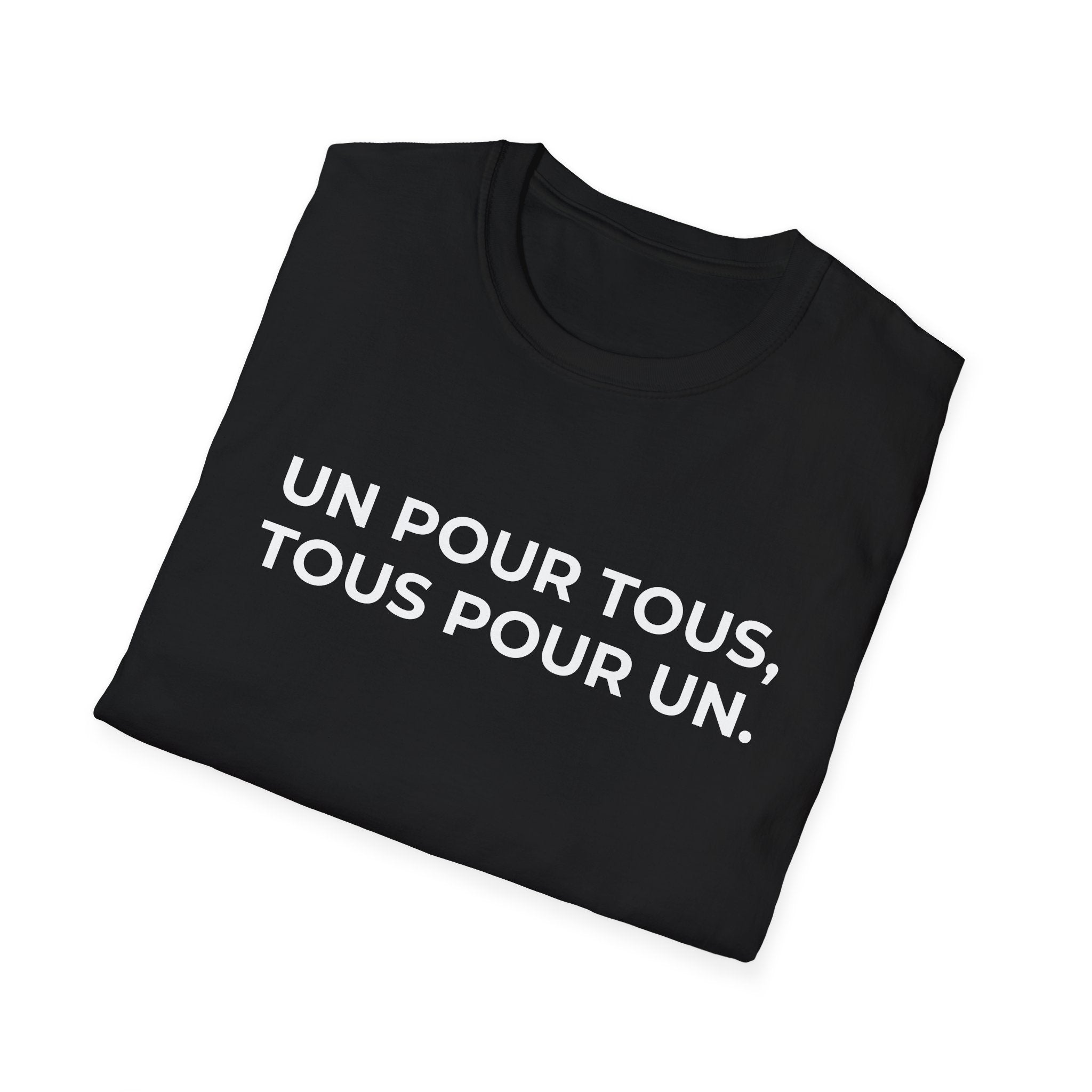 UN POUR TOUS, TOUS POUR UN.