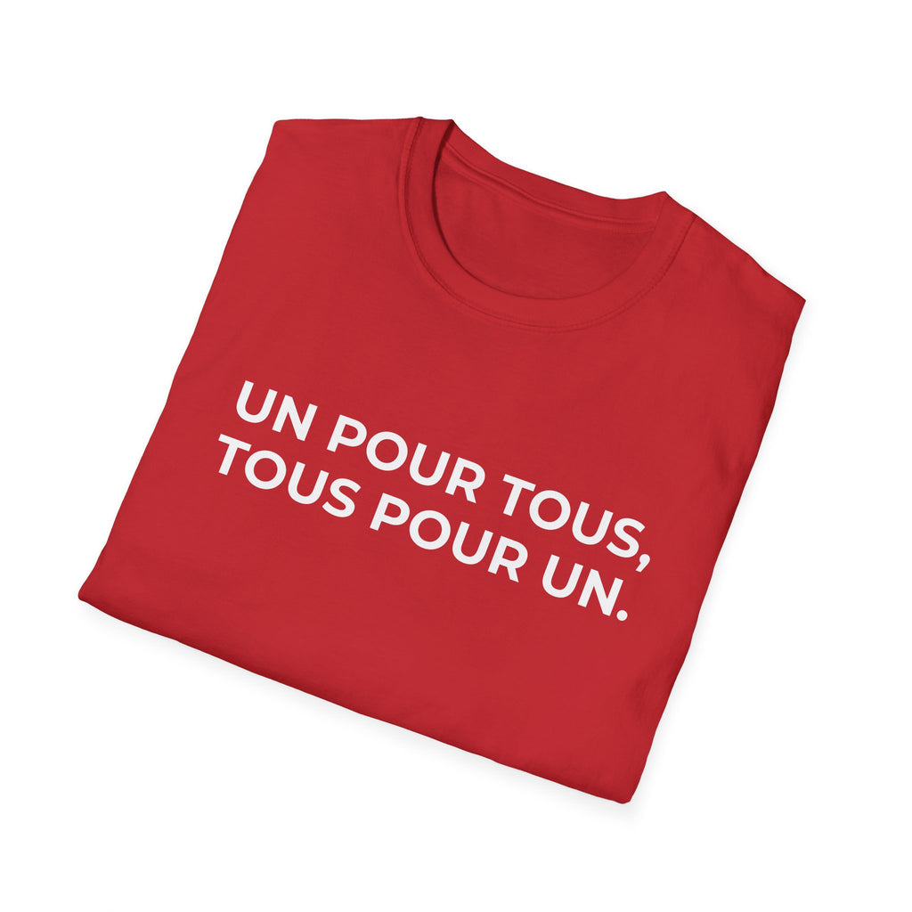 UN POUR TOUS, TOUS POUR UN.