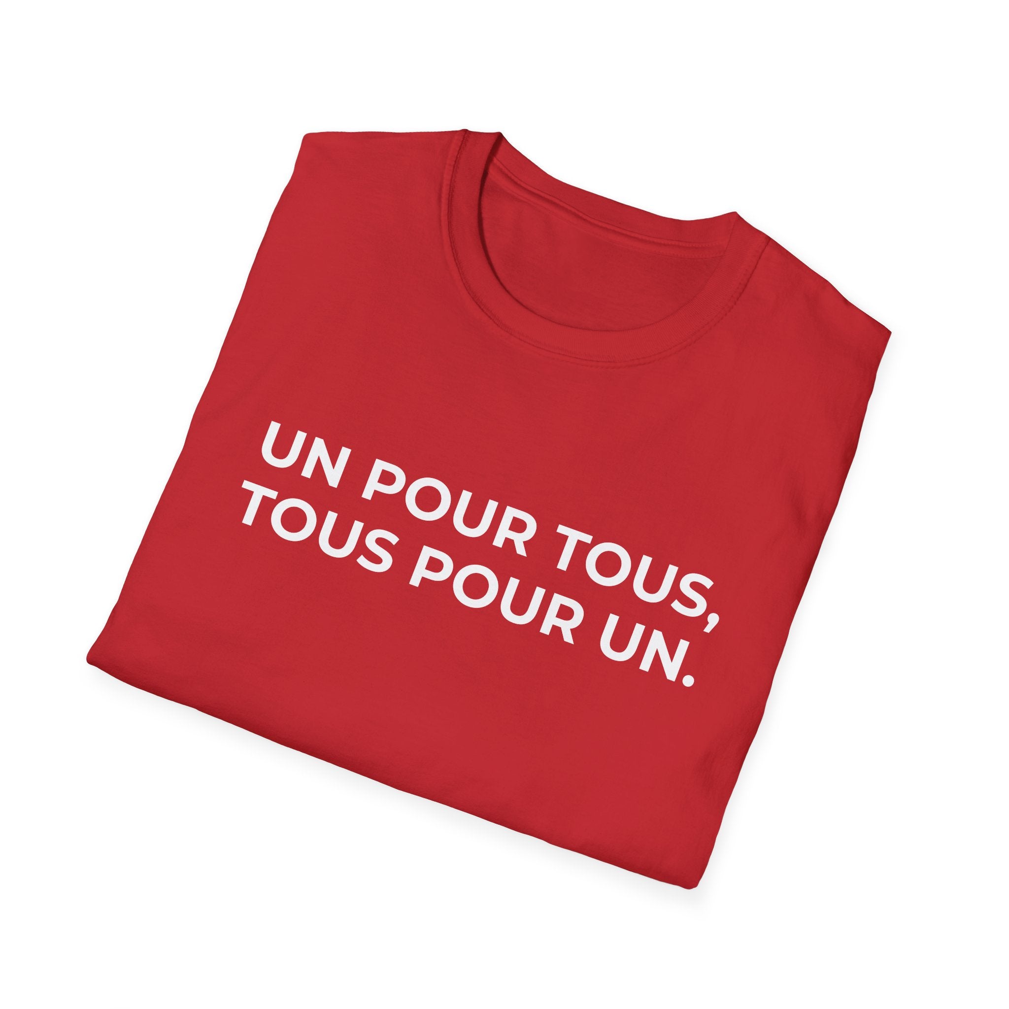 UN POUR TOUS, TOUS POUR UN.