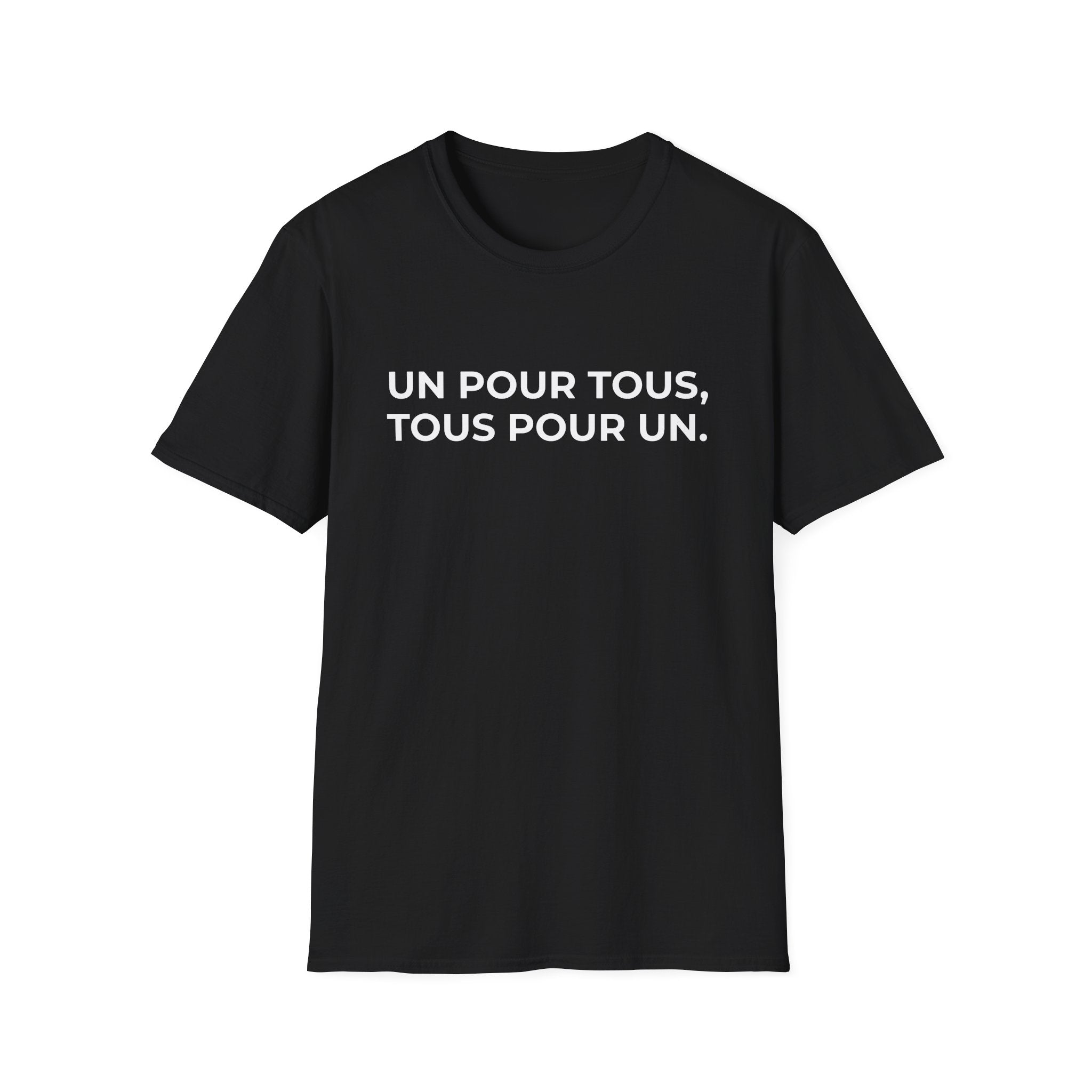 UN POUR TOUS, TOUS POUR UN.