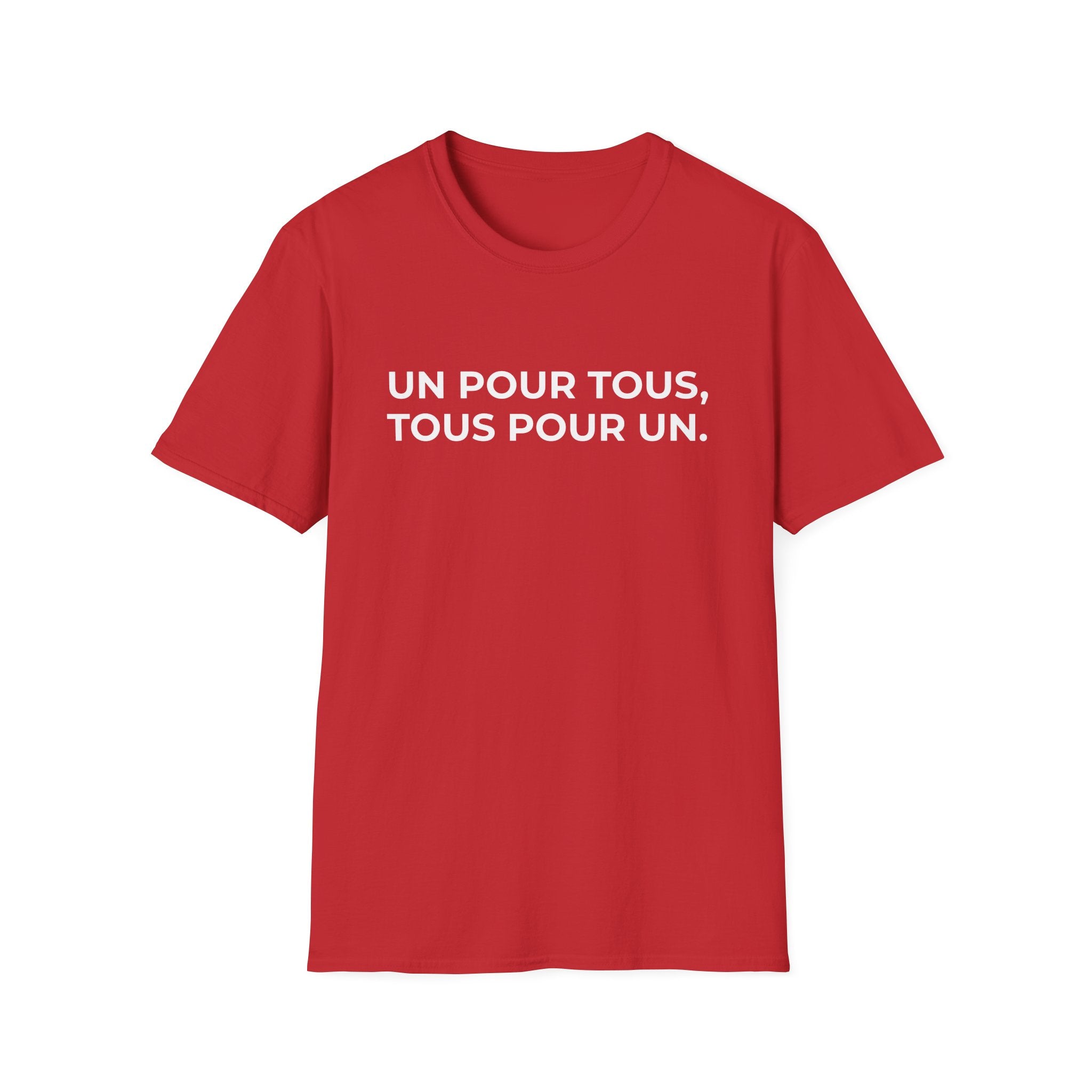 UN POUR TOUS, TOUS POUR UN.