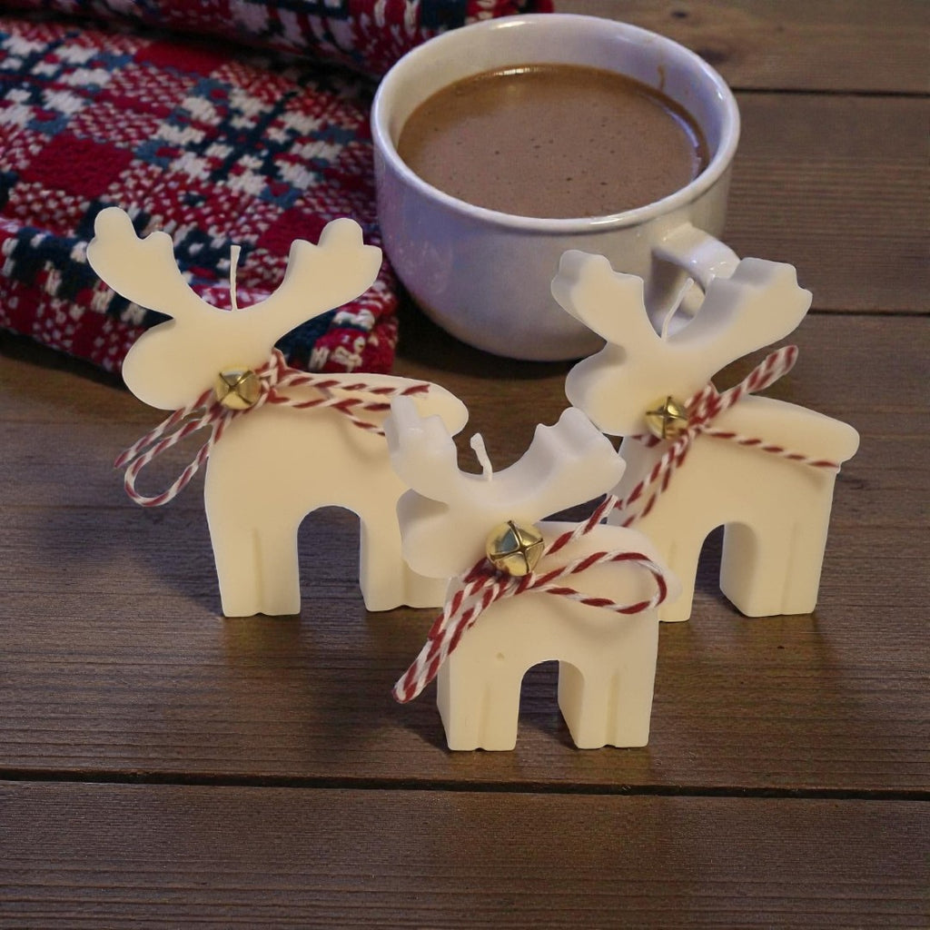 Trio Winter Reindeer